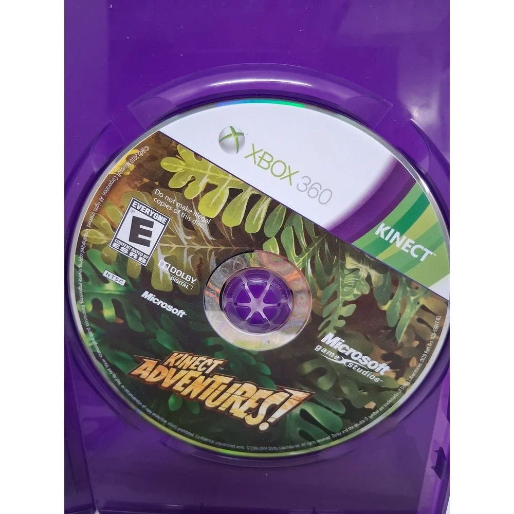 Xbox 360 Tiger Woods PGA Tour 13 & Kinect Adventures 2 Game Lot